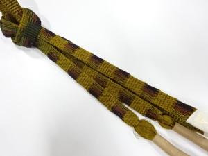 未使用品　正絹　手組帯締め